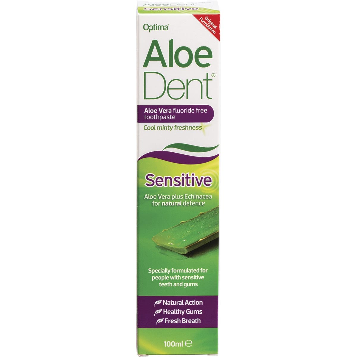 Aloe Dent Toothpaste - Fluoride Free Sensitive 100ml