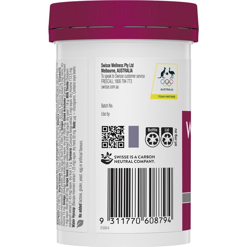 Swisse Womens Multivitamin 50+ 90 Tablets