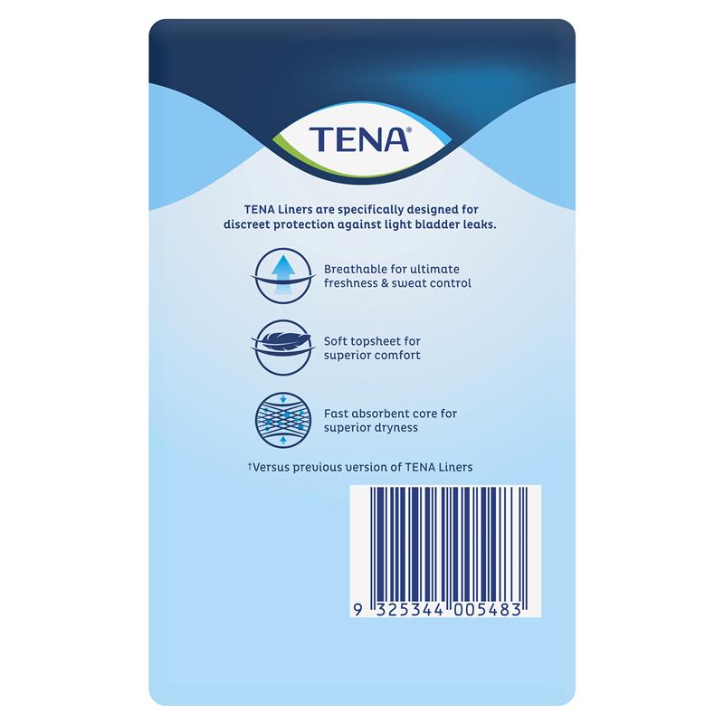 Tena Liners Extra Long Length 26 Pack