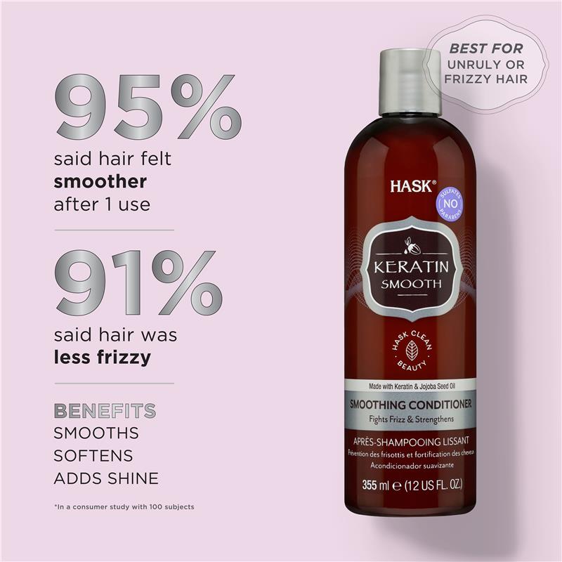 Hask Keratin Protein Smoothing Conditioner 355ml