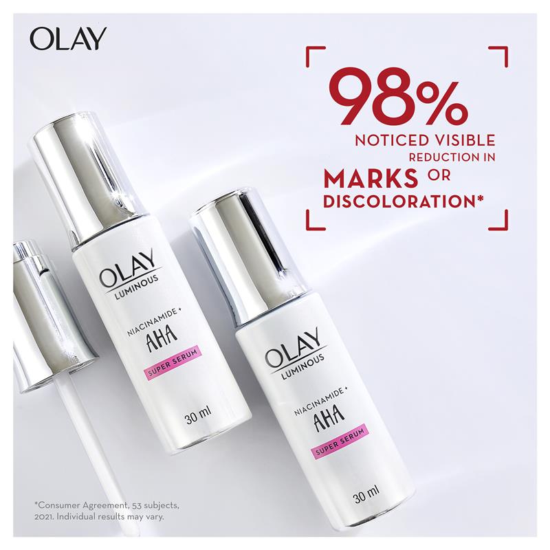 Olay Luminous Niacinamide + AHA Face Super Serum 30 ml