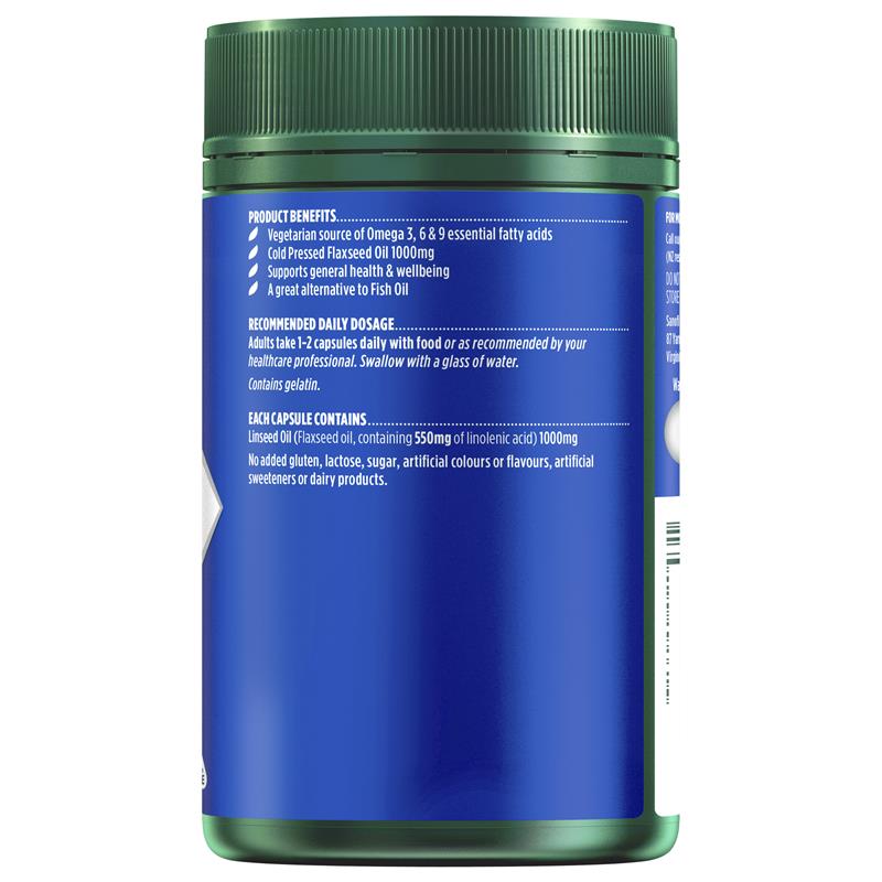 Nature's Own Plant Based Omega 125 Capsules