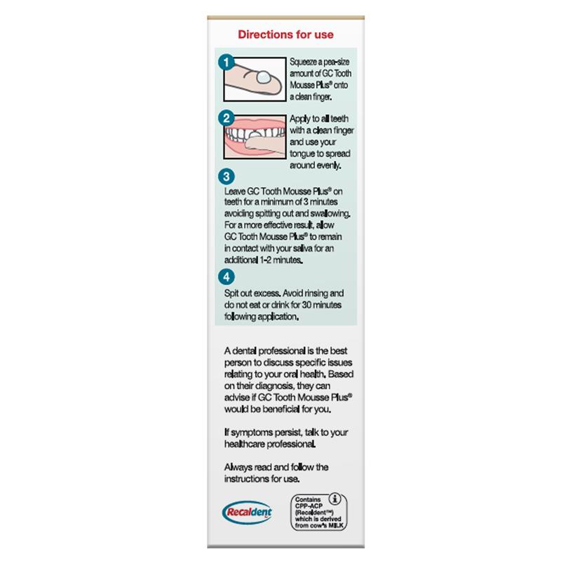 GC Tooth Mousse Plus Vanilla 40g