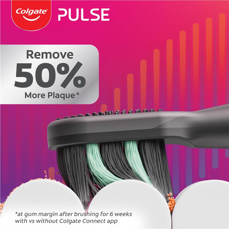 Colgate Electric Toothbrush Series 2 Pulse Deep Clean & Sensitive Black
