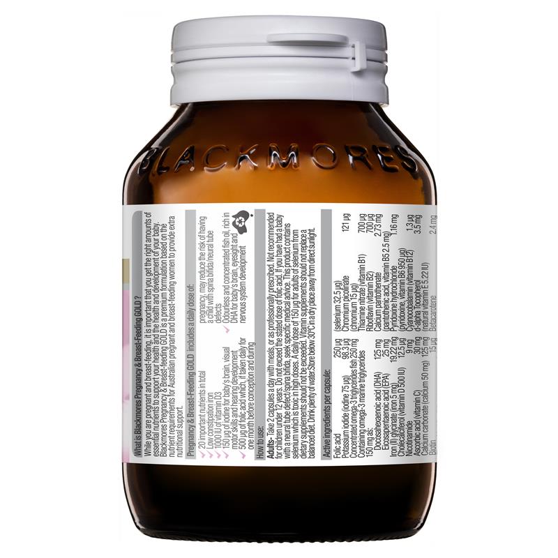 Blackmores Pregnancy and Breastfeeding Gold 60 Capsules