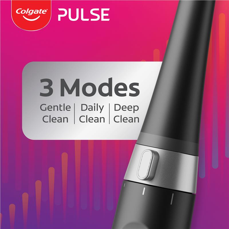 Colgate Electric Toothbrush Series 2 Pulse Deep Clean & Sensitive Black
