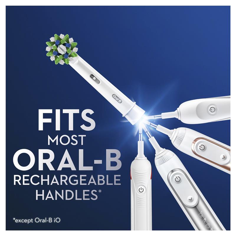 Oral B Power Toothbrush Cross Action Refills 5 Pack