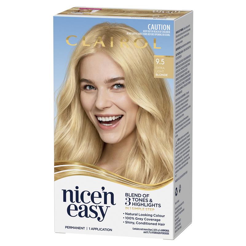 Clairol Nice n Easy 9.5 Extra Light Blonde