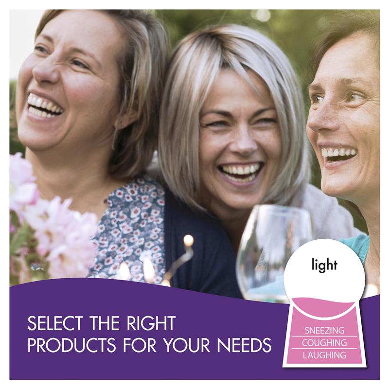 POISE Light Liners 18PK