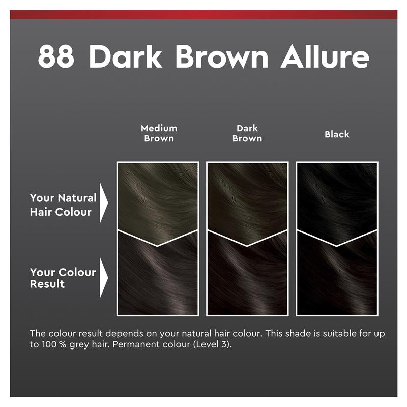 Schwarzkopf Brilliance Permanent Hair Colour 88 Dark Brown Allure