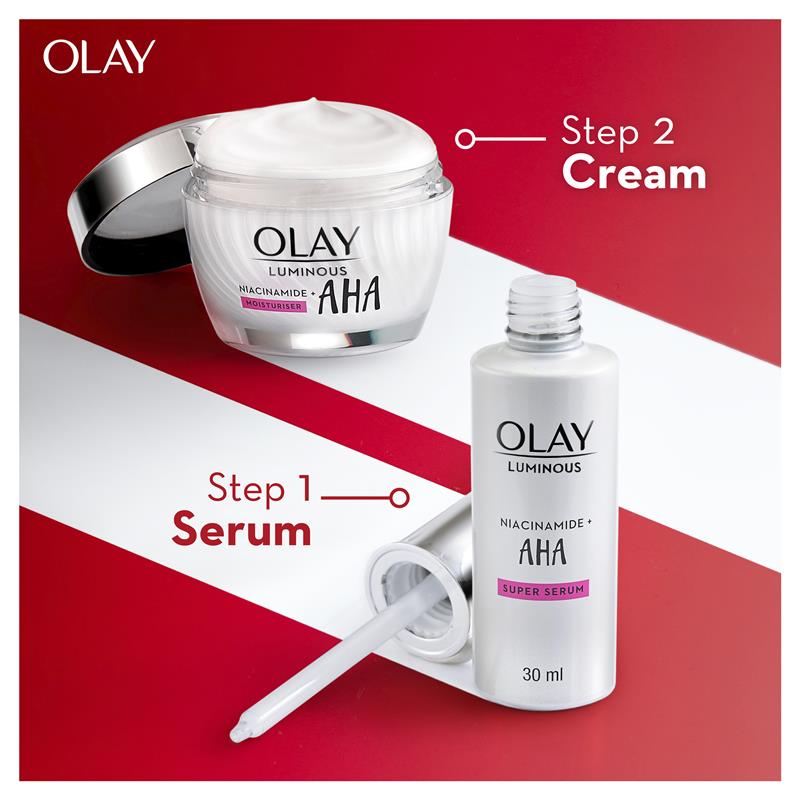 Olay Luminous Niacinamide + AHA Face Super Serum 30 ml
