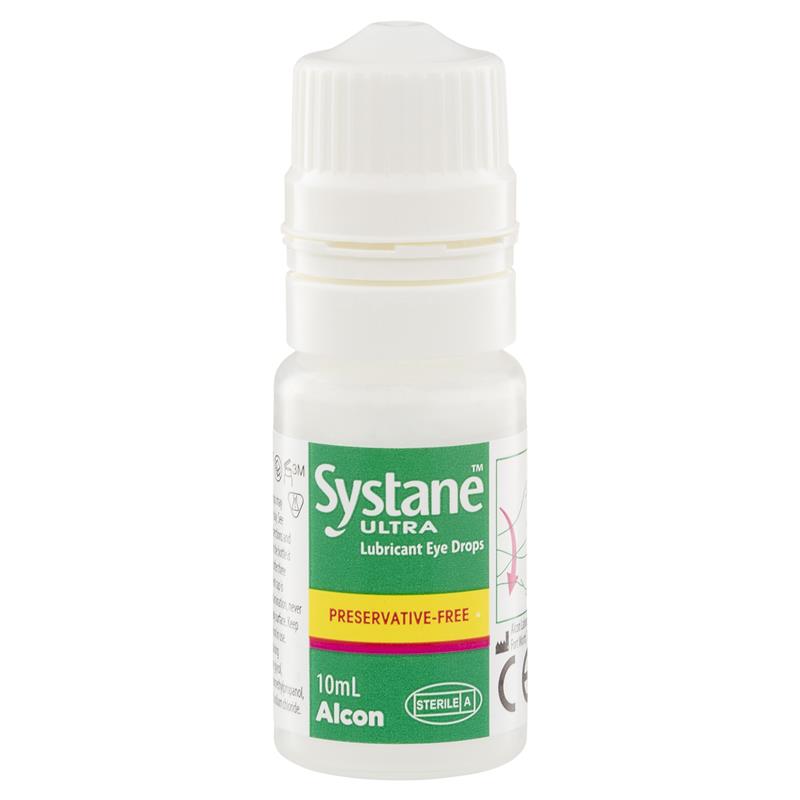 Systane Ultra Multi Dose Preservative Free Lubricant Eye Drops 10ml