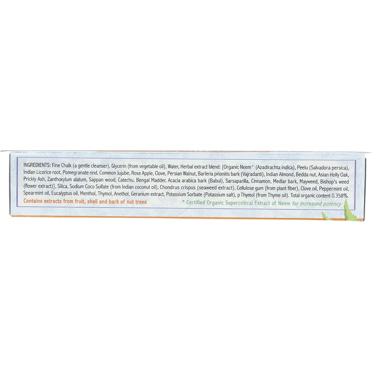 Auromere Toothpaste Ayurvedic Classic (Licorice) Fluoride Free 117g