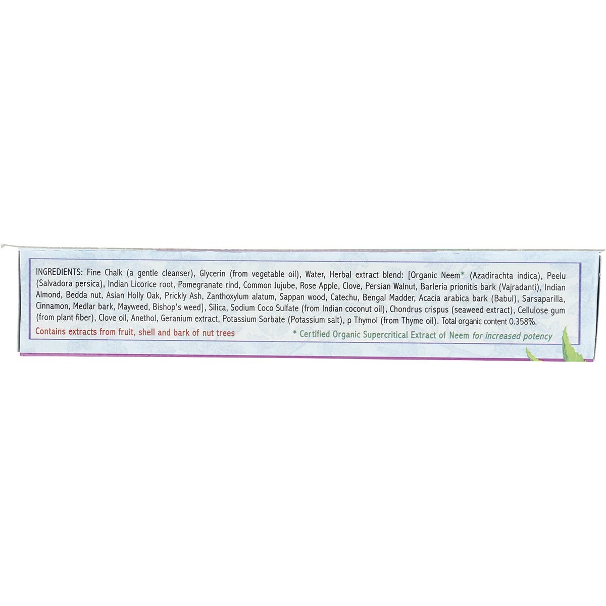 Auromere Toothpaste Ayurvedic Mint Free Fluoride Free 117g