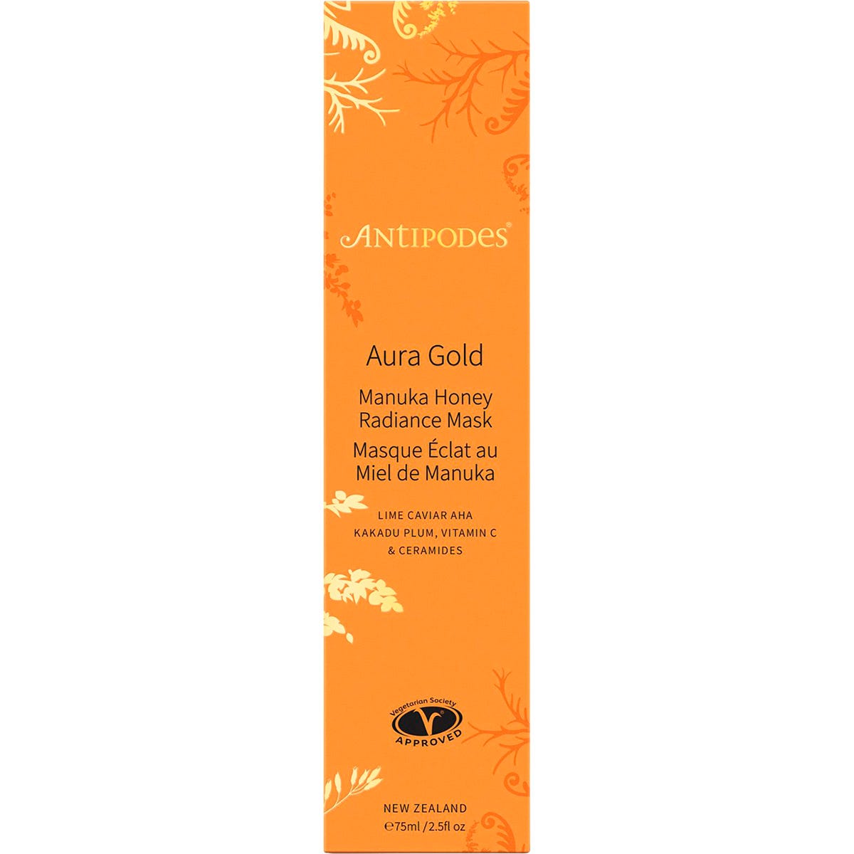 Antipodes Aura Gold Manuka Honey Radiance Mask 75ml