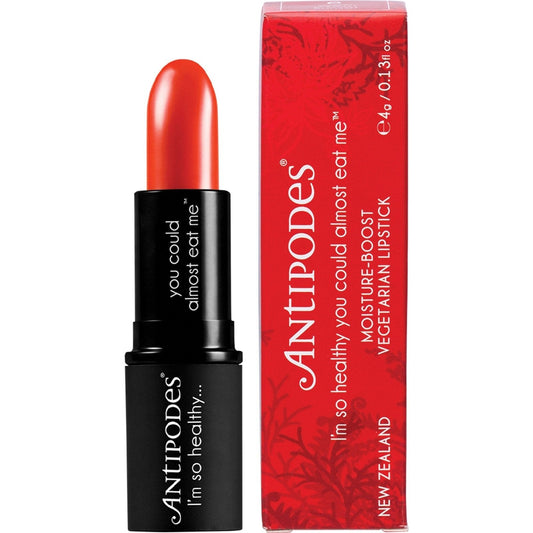 Antipodes Moisture-boost Natural Lipstick West Coast Sunset 4g