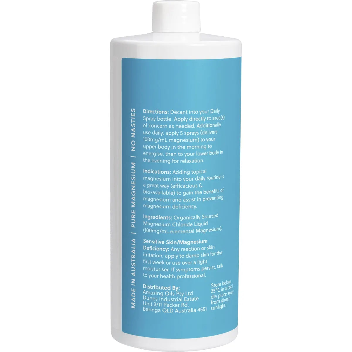 Amazing Oils Magnesium Oil Natural Relief Refill 1 Litre