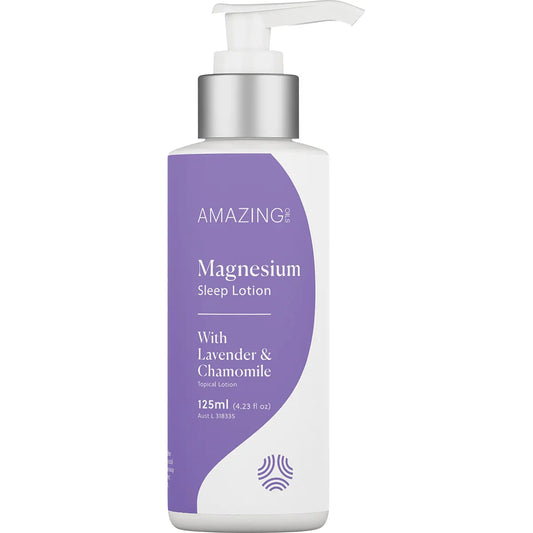 Amazing Oils Magnesium Sleep Lotion With Lavender & Chamomile 125ml
