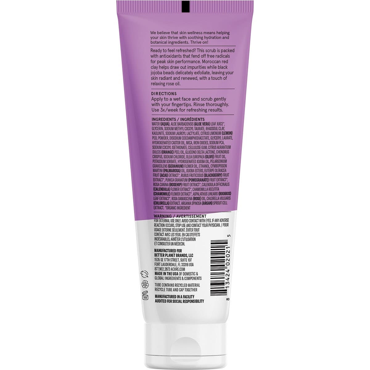 Acure Radically Rejuvenating Facial Scrub 118ml