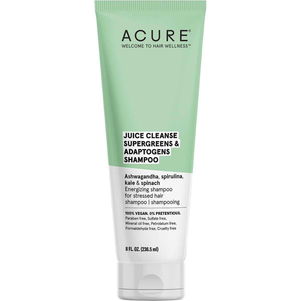 Acure Juice Cleanse S/greens & Adaptogens Shampoo 236ml