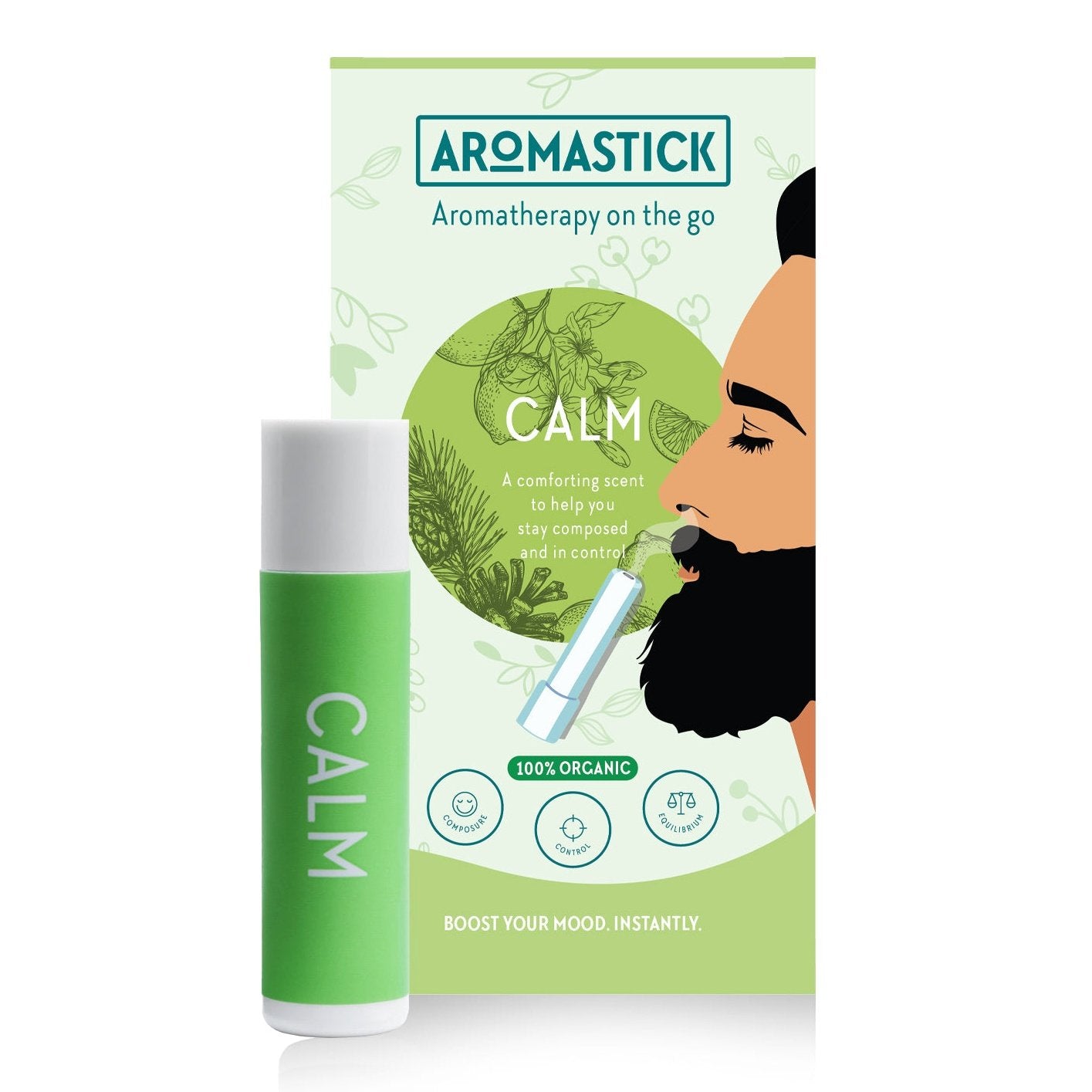 Aromastick Calm Nasal Inhaler Single 0.8ml (Pack of 6)