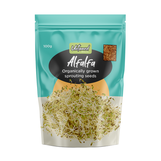 Untamed Health Alfalfa Sprout Seeds 100g