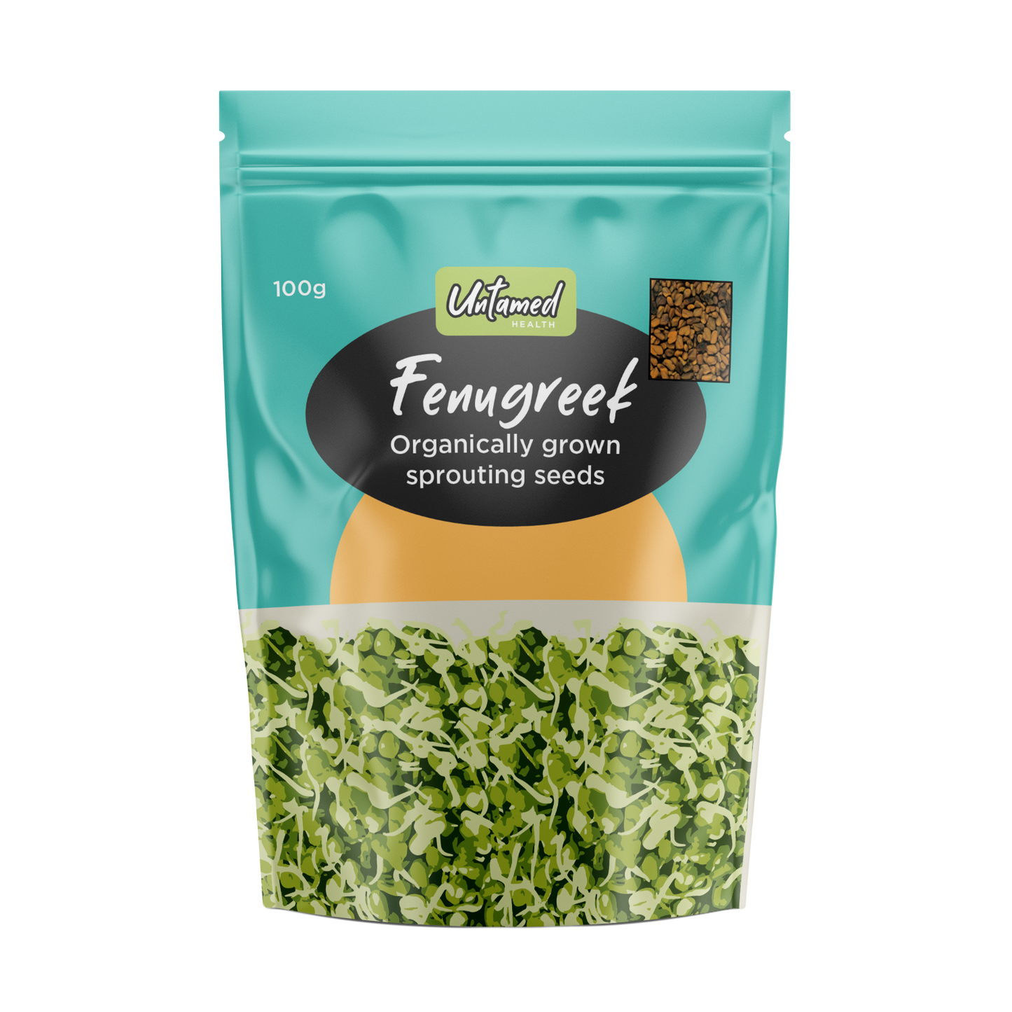 Untamed Health Fenugreek Sprouting Seeds 100g