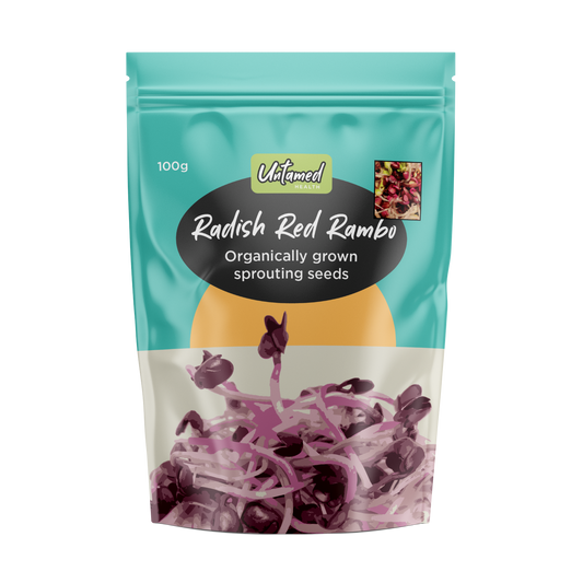 Untamed Health Radish Sprouting Seeds 100g