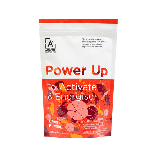 Activated Nutrients Organic Power Up Energy Powder (to Activate & Energise) 224g