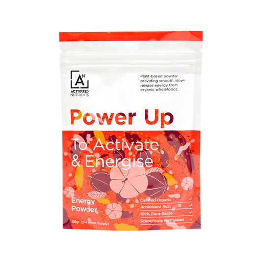 Activated Nutrients Organic Power Up Energy Powder (to Activate & Energise) 56g
