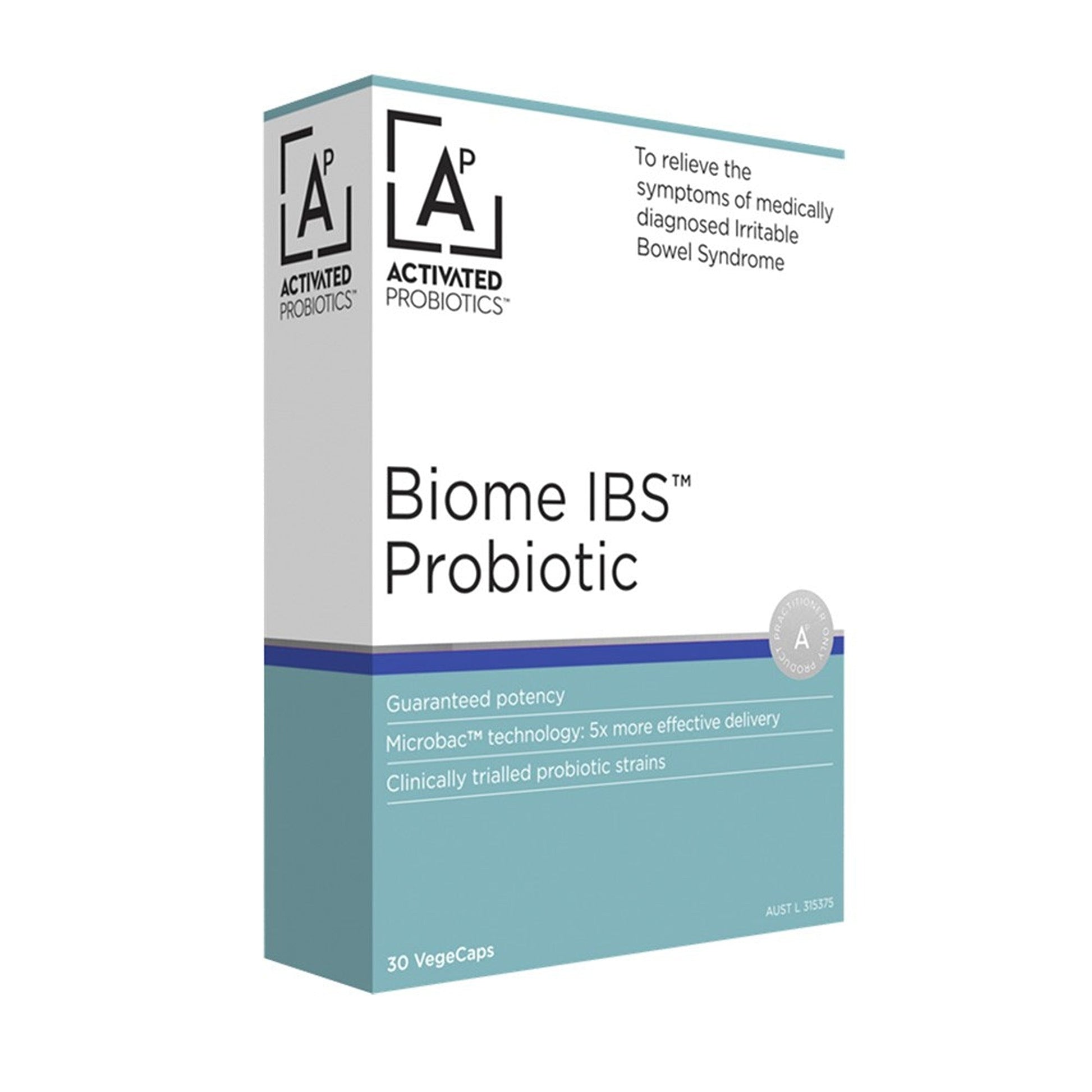 Activated Probiotics Biome Ibs Probiotic Capsules 30s