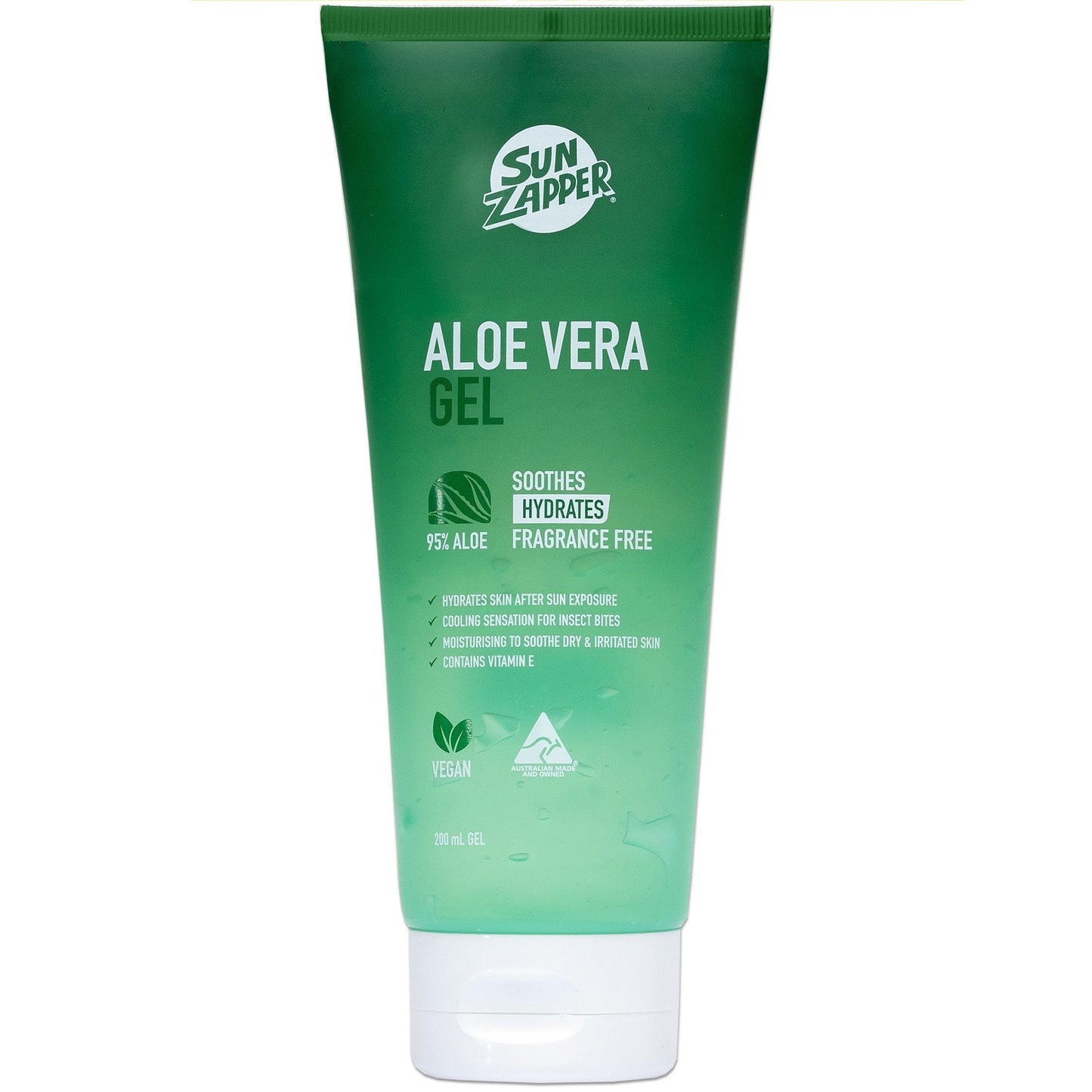 SUN ZAPPER ALOE VERA GEL 200ML