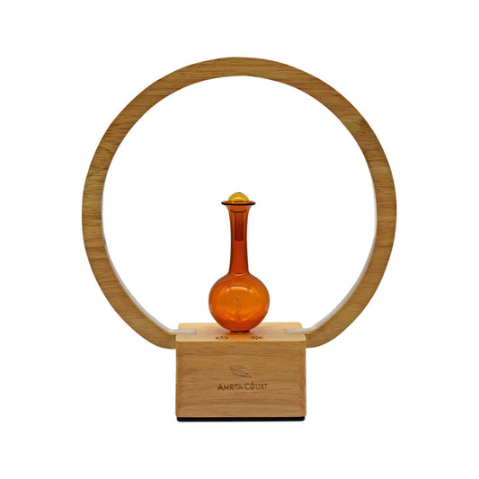 Amrita Court Nebuliser (Diffuser) Wooden Base With Ring Light Luna