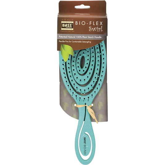 Bass Brushes Bio-flex Detangler Hair Brush Teal 1