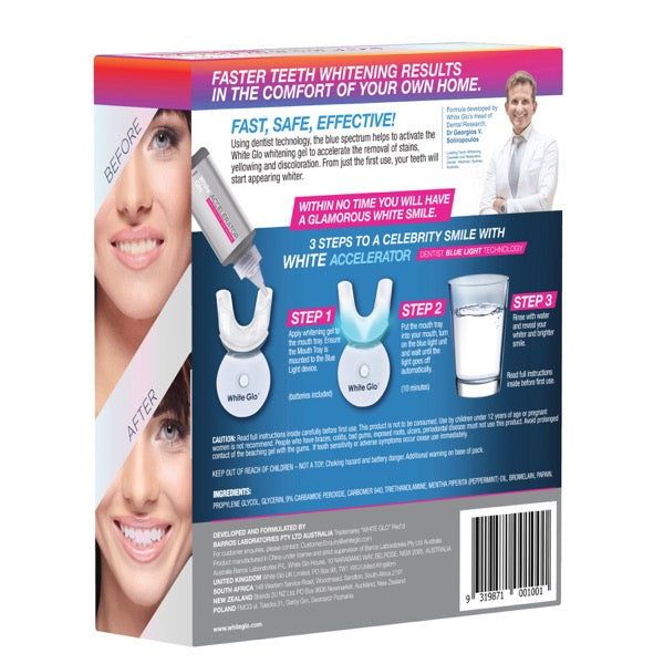 White Glo White Accelerator Blue Light Teeth Whitening System