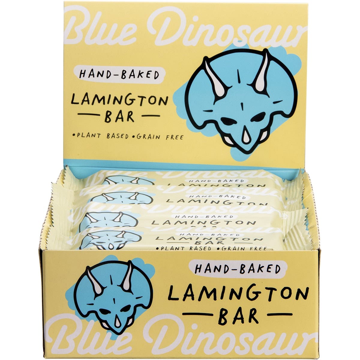 Blue Dinosaur Bar Lamington 45g (Pack of 12)