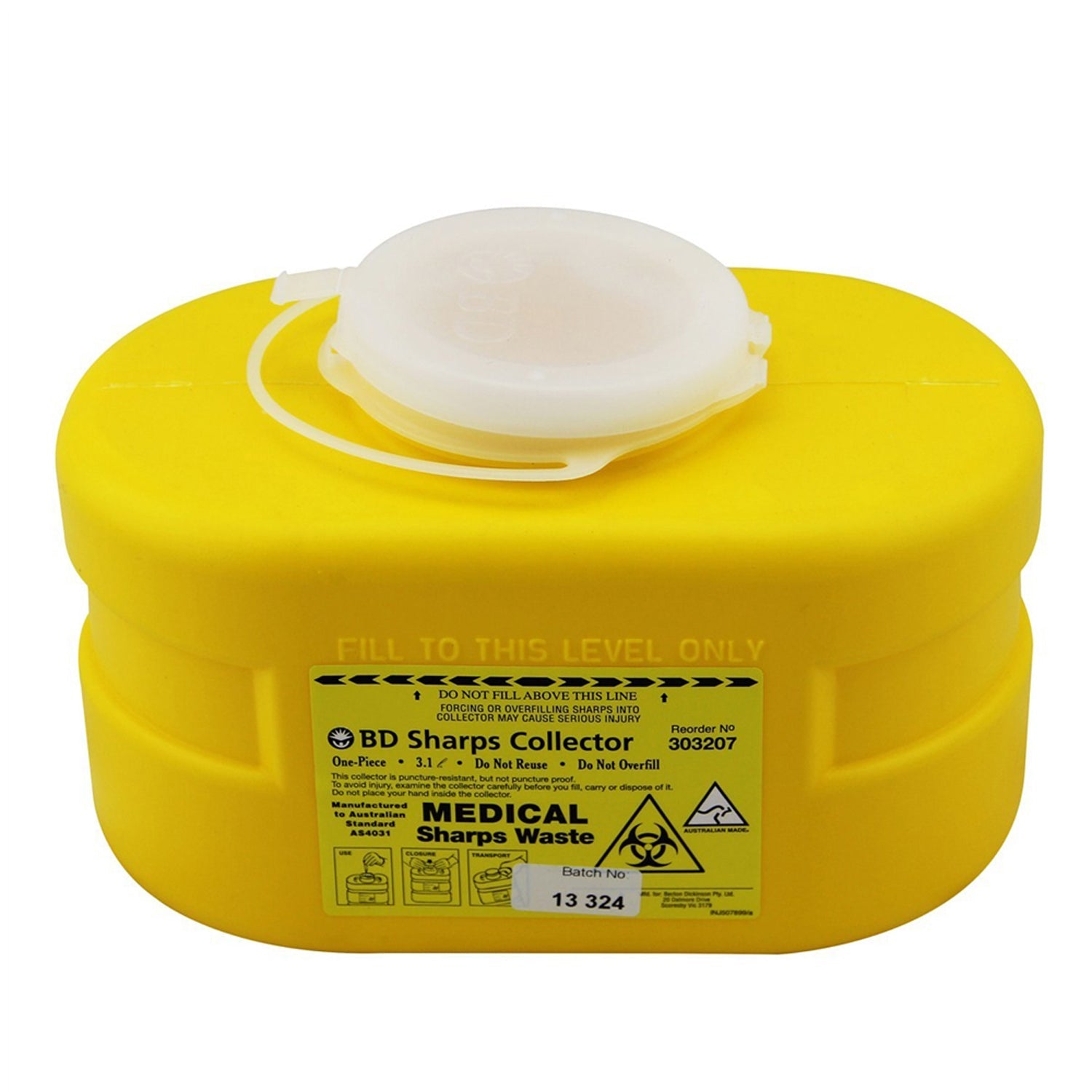 BD Sharps Collector 3.1 Litres