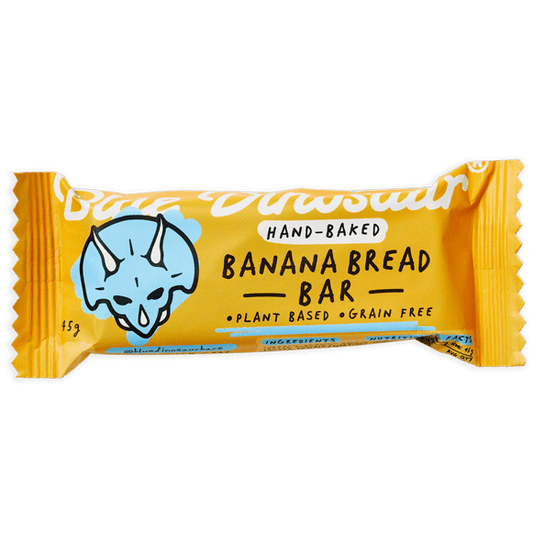 Blue Dinosaur Bar Banana Bread 45g (Pack of 12)