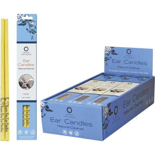 Byron Naturals Ear Candles 1 Pair X 12 Pack
