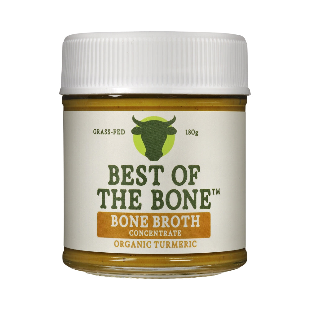 Best of the Bone Bone Broth Beef Concentrate Organic Turmeric 180g