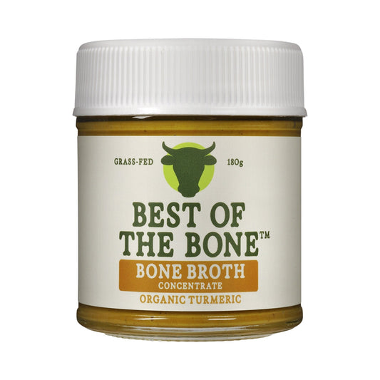 Best of the Bone Bone Broth Beef Concentrate Organic Turmeric 180g