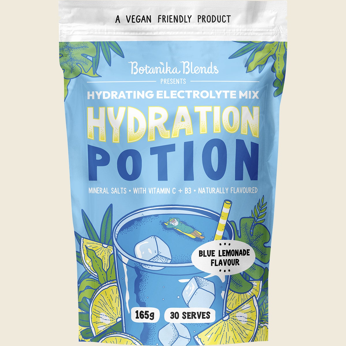 Botanika Blends Hydration Potion Blue Lemonade 165g