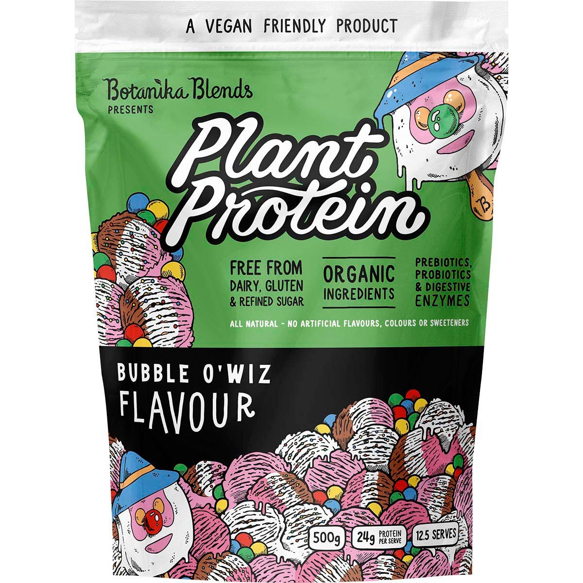 Botanika Blends Plant Protein Bubble O'Wiz 500g