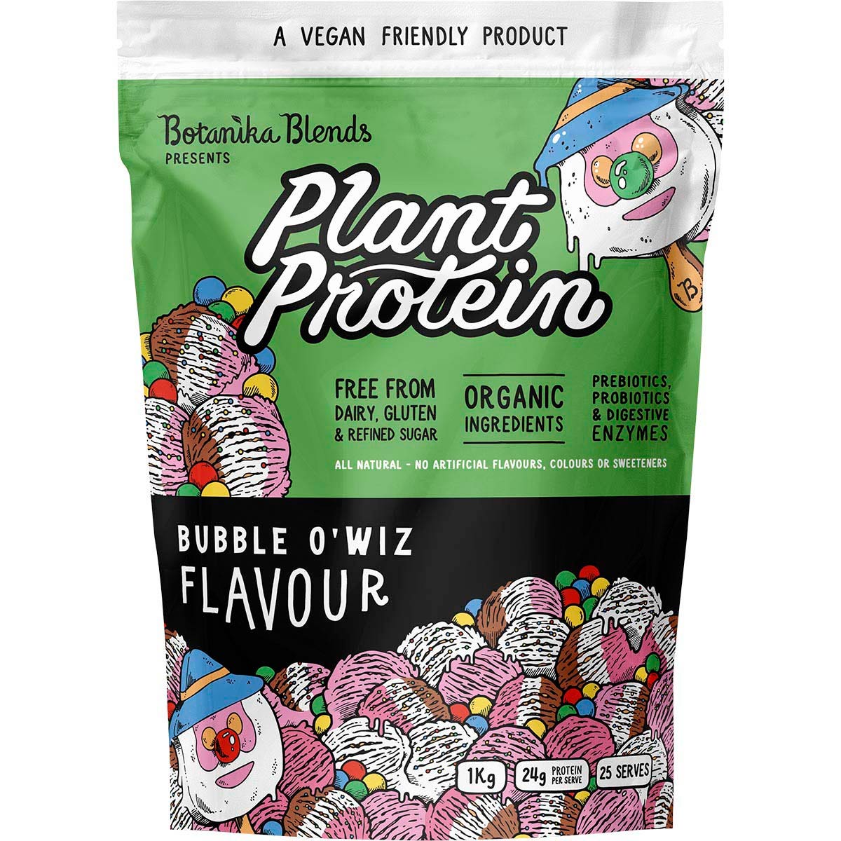 Botanika Blends Plant Protein Bubble O'Wiz 1kg