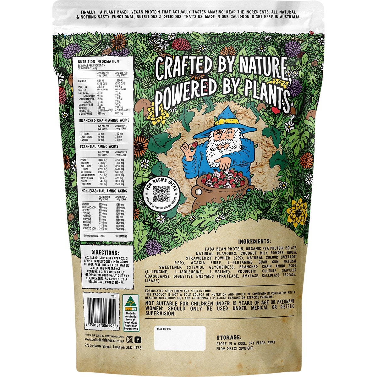 Botanika Blends Plant Protein Strawberries & Cream 1kg