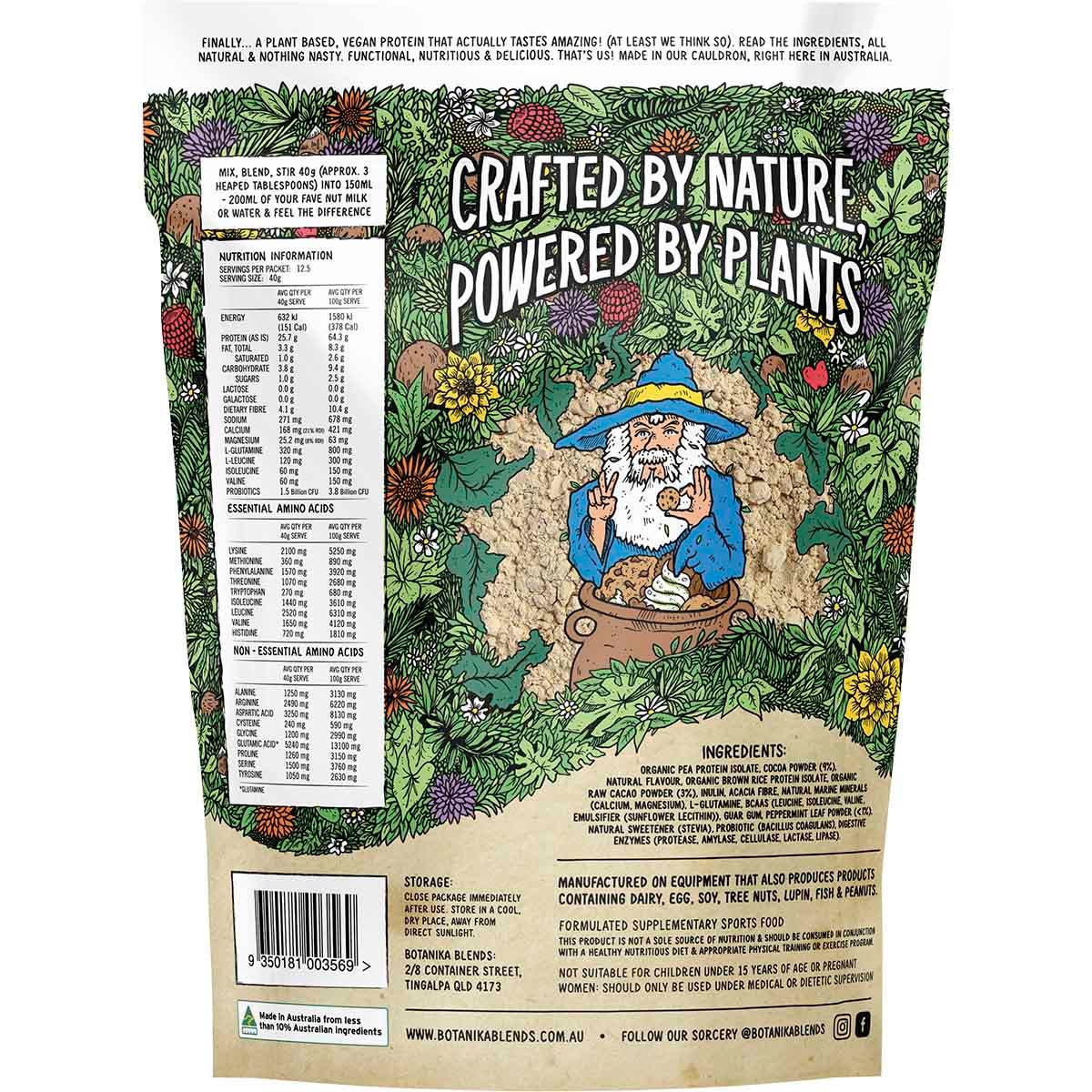 Botanika Blends Plant Protein Cacao Mint Cookies & Cream 500g