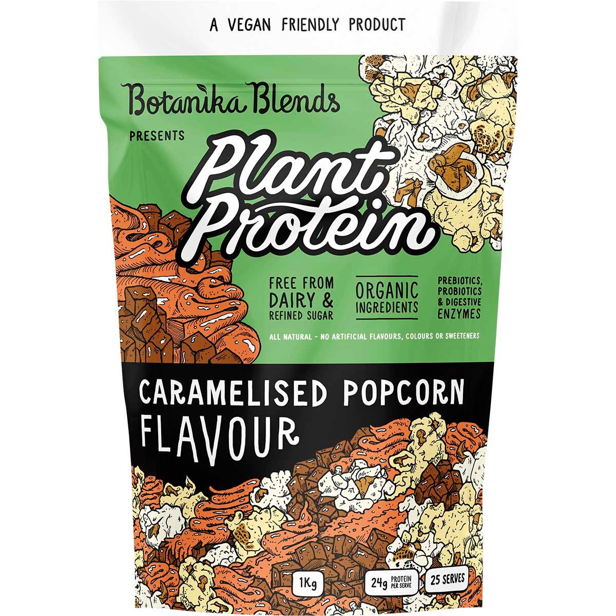 Botanika Blends Plant Protein Caramelised Popcorn 1kg