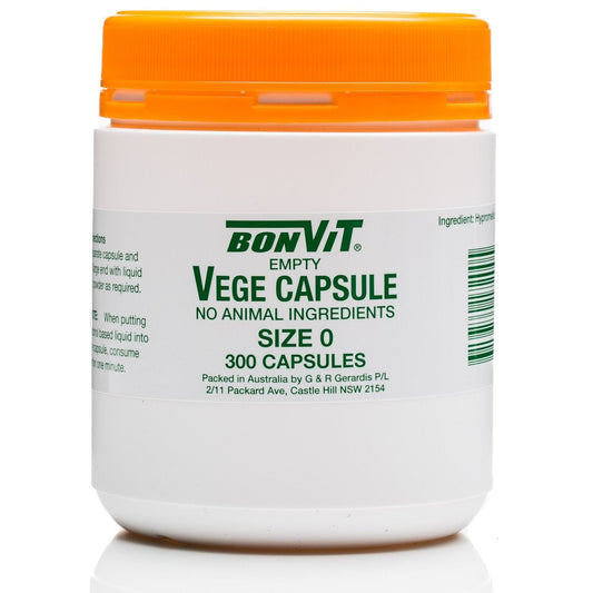 Bonvit Vege Capsules 0 Size 300c