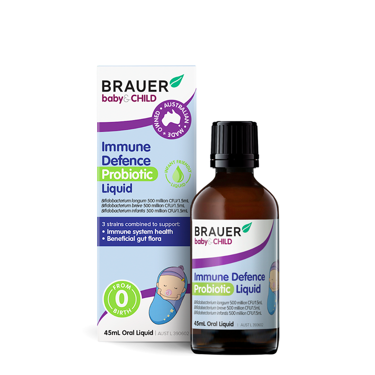 Brauer Immune Defence Probiotic Liquid for Infants 45ml
