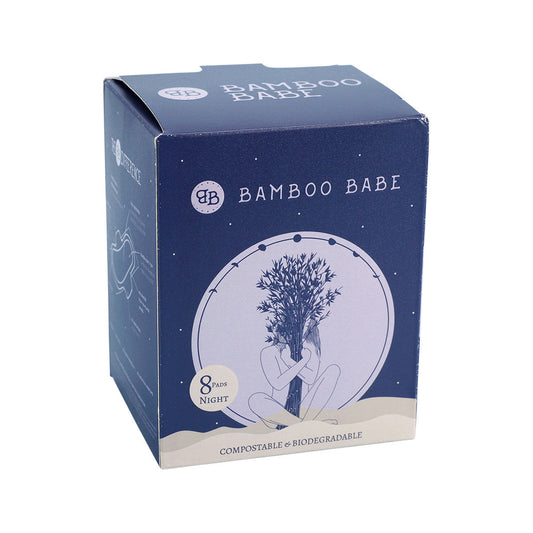 Bamboo Babe Night Pads X 8 Pack